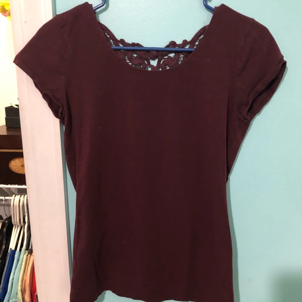 Maroon Top